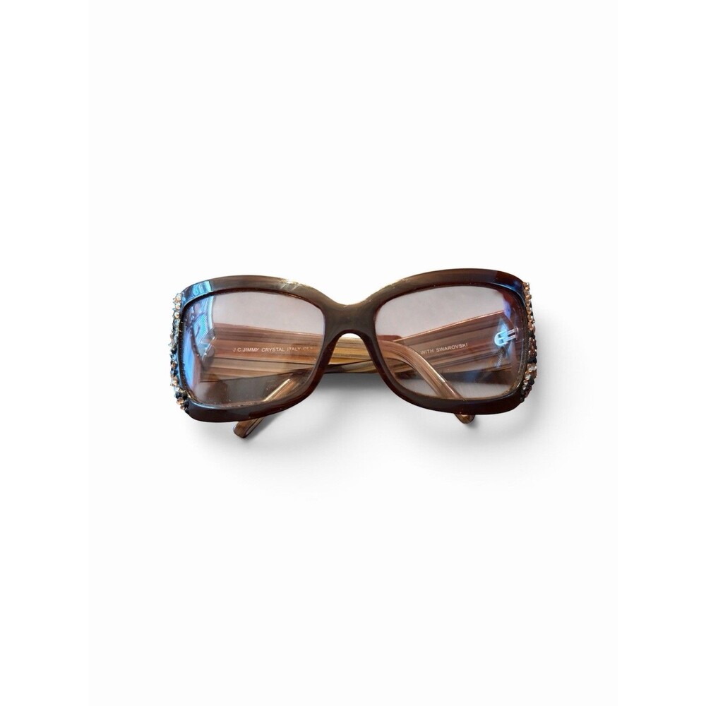 Jimmy Crystal GL888 Sunglasses Swarovski Crystal Leopard plastic frame